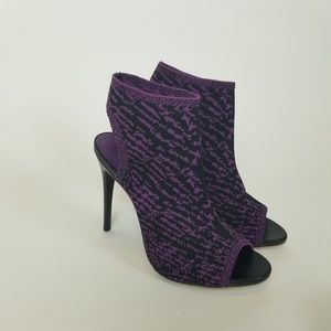 Zara Cage Stiletto High Heel Open Toe Sock Booties